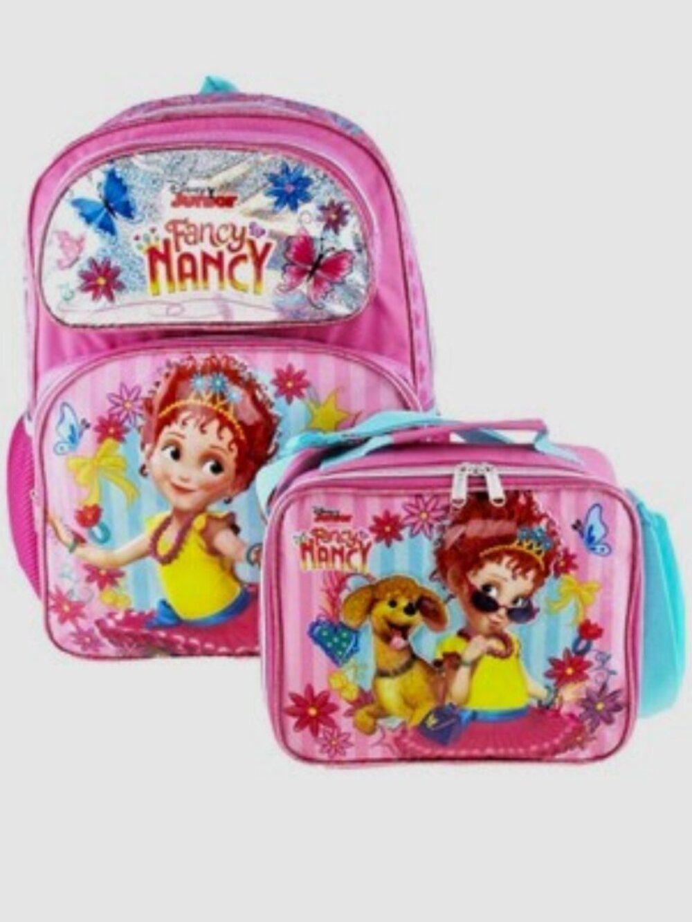 Disney Jr. Fancy Nancy Backpack & Lunch Box SET